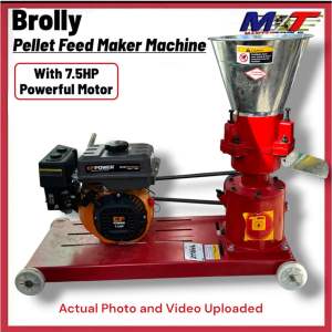 Brolly Pellet Feed Maker Machine with 7.5HP Motor Portable Feed Pellet Machine GASOLINE ENGINE