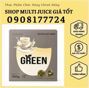 [Hộp Giấy] GREEN Bột Dinh Dưỡng Thực Vật – Bữa Ăn Chay Dạng Bột Tiện Lợi