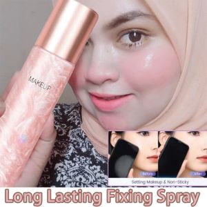 Long lasting makeup spray  Makeup setting Spray  Long lasting moisturizing  Oil control  Not greasy  12 hour makeup lock  facial make-up