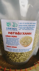 100g hạt đỗ xanh tách đôi sấy khô