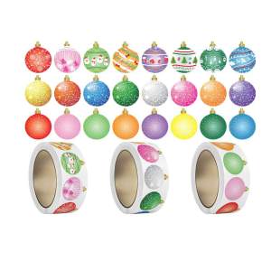 500pcs Laser Cartoon Christmas Stickers Christmas Gift Wrapping Label Sticker Reward Stickers Scrapbook Stationery1"