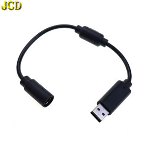 JCD For Xbox 360 Game Controller Gray Black W/ Magnetic Ring Handle Connection Conversion Line USB Breakaway Cable Adapter Cord