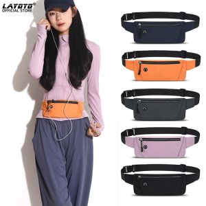LAYOTO Running Belt Bag Phone Holder Cellphone Running Jogging Bag Running Fitness Bag Waterproof Waist Belt Bag