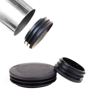 2-20PCS Black Round PE Plastic Chair Table Feet Cap Blanking End Cap Tube Pipe Insert Plug Decorative Dust Cover 12mm-100mm