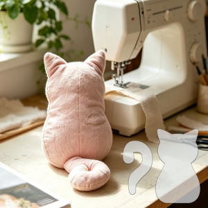 YOMDID 2pcs Cat-Back View Sewing Templates DIY Cat Pattern Quilting Stencil Reusable Transparent PET Templates DIY Sewing Tools