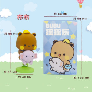 Newest Panda Figurines Car Dashboard Decorations Girls Gifts PVC Material Shake Head Design Desktop And Vehicle Ornaments