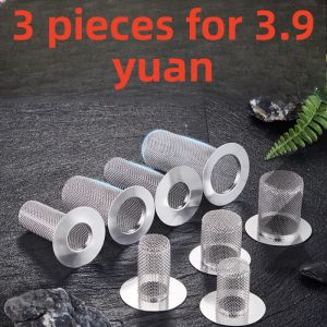 Stainless Steel Drain Filter Hair Clogging Insect Prevention Sink Strainer Bathroom Accessories Household Cleaning Tools