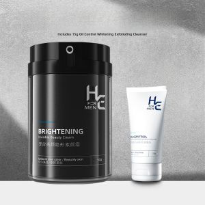 H&E | Hern Mens Special Natural Color BB Cream Full Set Concealer Pore Minimizing Foundation Liquid Cosmetic Products