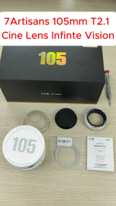 Ống kính 7Artisans 105mm T2.1 - Cine Lens Infinte Vision for Full-Frame dành cho Canon EF và ngàm PL -Có tặng thêm ngàm