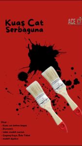 Kuas Cat SerbaGuna Tembok High Quality Premium