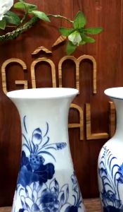 [MEN TRẮNG][TỔNG HỢP] Lọ hoa dáng huệ lộc bình phíchlượn loe họa tiết sen bày ban thờ phong thủy gốm sứ Bát Tràng