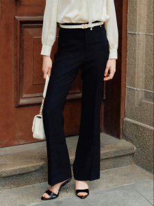 Koradior | Elegant Commuter Fitted Flared Trousers
