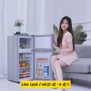 Tủ lạnh 2 ngăn 68 lít AIPU BCD-68 có ngăn đá và ngăn mát đựng thực phẩm - nước giải khát - thịt cá cho phong trọ - chung cư mini - khách sạn - Tủ lạnh đông đá không đóng tuyết bảo hành 2 năm - Lazada