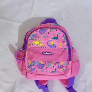 224Australia smiggle original pink dinosaur small schoolbag girl kindergarten baby backpack small cl middle cl cute 1-4 years old 11 inches