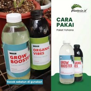 Paket Yohana Organic Vibes + Grow Booster 1 Liter 100% Organik