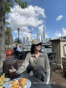 Áo Vest Lông Cừu Lụa Cổ Polo Không Tay Màu Xám Thường Ngày Cho Nữ Áo Vest Ngắn Không Tay Cổ Polo Lụa Lông Cừu Cổ Điển