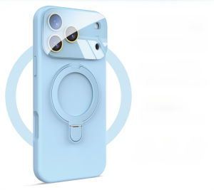 szhaiyu | For iPhone 18 Pro Max 17 16 15 14 Pro Magnetic Bracket Phone Case With Rotate Metal Ring Stand Shockproof Lens Protection Cover