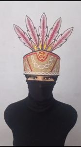 Renda Bordir Ikat Kepala Papua: Aksesoris Tari Adat