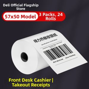deli | Thermal Receipt Printing Paper for Cash Register and Food Delivery
