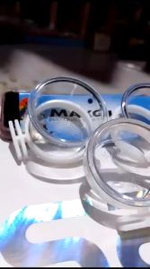 CEPUK MAXGLO BULAT 1 SET ISI 3 PCS WADAH TEMPAT PAKAN MAKANAN MINUM BURUNG LENGKAP DUDUKAN CENTELAN