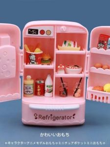 Miniature Simulation Fridge Toy Bottle Dollhouse Miniature Kitchen Play Accessories Small Wine Bottle Reward Gift