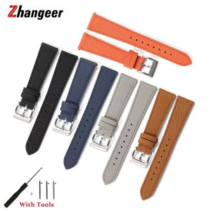 Zhangeer 18mm 20mm 22mm phát hành nhanh chóng Chất lượng cao cổ điển da khâu Dây đeo đồng hồ bền thay thế cho đồng hồ Seiko dây đeo đồng hồ dây Đeo vòng đeo tay phụ kiện