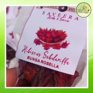 BUNGA ROSELLA KERING / TEH HERBAL ROSELA MERAH 100% ASLI ALAMI KUALITAS PREMIUM GRADE A uk. SACHET