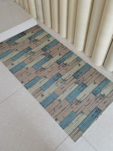 PVC Floor Mat Hollow Soft Plastic Foam Anti-slip Mat Kitchen Living Room Window Seat Pad Bathroom Home Decor Customizable Rug