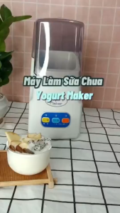Máy làm sữa chua 3 nút Yogurt Maker - Máy ủ sữa chua loại 3 nút nhật bản 1 lít