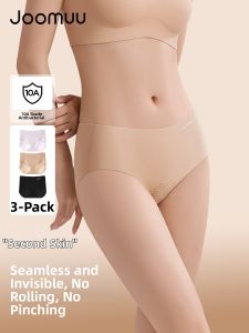 Joomuu | Antibacterial No-Show Ice Silk Lightweight Attractive Fashion Womens Briefs