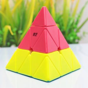 3D Magic Cube Kids Educational Toys Triangle Colorful Puzzle Toy Brain Training Game for Boys And Bé Gáis Plastic Material