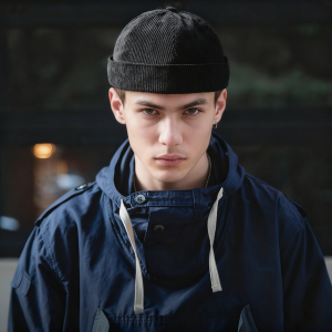 Solid-color Chunky-textured Melon Rind Cap Street Retro Tang-style Hat Trendy Hip-hop Corduroy Landlord Hat