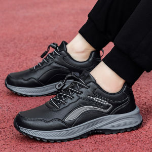 Comfortable Soft Bottom Anti-Slip Waterproof Dad Shoes for Men Autumn Seasonal Sports Running Shoes Suitable for Elderly People