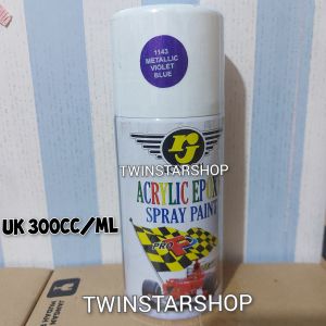 Pilox Pilok Cat Semprot RJ Warna Metalic Violet Blue 1143 Ungu Metalik 300cc Spray Paint
