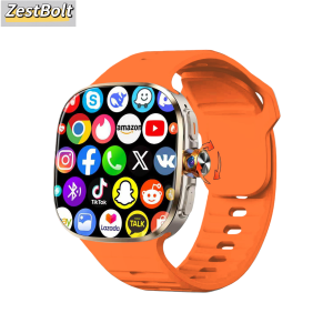 32+1024GB 5G LTE M99 Smartwatch 2.4inch Larger Amoled Screen Smart Watch With 190° Rotating Camera 12 Panel Menu 2100Mah Battery