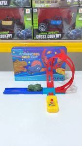 Track Berputar Speed Up Balap | Mainan Mobil Mobilan Anak Laki Laki Dinosaurus | Hadiah Ultah