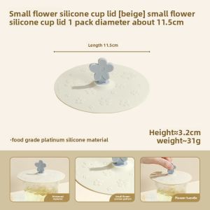 LOTUS BLUE | Dustproof Universal Cup Food Grade Silicone Cover
