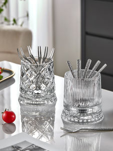 Baroquehouse | Rotating Luxury Storage Jar Set 304 Stainless Steel Fruit Forks Food Grade