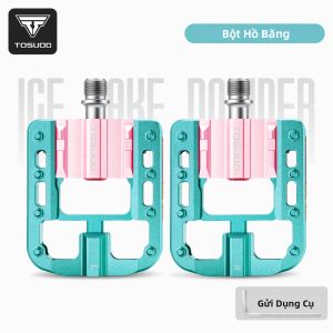 TOSUOD | Bàn Đạp Xe Đạp Hợp Kim Nhôm TOSUOD Chống Trượt CNC MTB Road Flat Pedals Với 3 Vòng Bi Bàn Đạp Xe Đạp Siêu Nhẹ Cho Xe Đạp