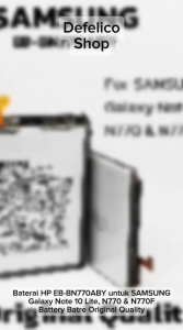 BATERAI SAMSUNG GALAXY NOTE 10 LITE SM-N770F EB-BN770ABY ORIGINAL 100%