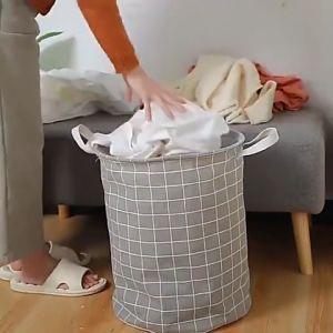 Sọt Vải / Giỏ Vải Canvas Đa Năng Chống Thấm Nước Đựng Đồ Quần Áo Đồ Chơi Sọt Vải Đựng Quần Áo Bẩn-HAUSE