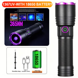 120W High Power 9LED UV Flashlight Ultraviolet Black Mirror Purple Light Pet Urine Tinea Ore Ink Dryer Fluorescer Detector