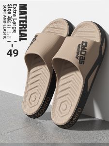 MONLEYTA | German Mens Slippers Home Bathroom Use Summer Outdoor Wear Thick Bottom Bath Slippers Anti-Odor Non-Slip Slip-On Sandals