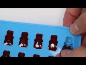 50 Cavity Silicone Gummy Bear Toy Chocolate Mold Mould Candy Maker Ice Tray Jelly Moulds Xmas Birthday Budget Gift Father Mothers ( Pack of 2 )
