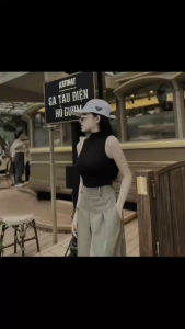 Áo sát nách cổ lọ KVYBODY A9 chất borip lụa mịn dày dặn siêu co giãn thích hợp mặc ở nhà đi chơi đi dạo