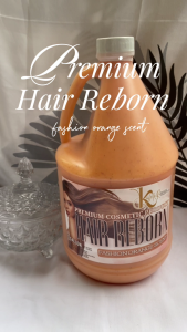 Premium Hair Reborn Treatment | 1 Gallon | Fashion Orange Scent | Hair Repair & Nourishment | SALON TREATMENT USE