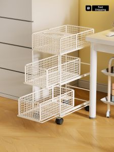 WUBUWEI | Mobile Multi-level Storage Organizer Shelf