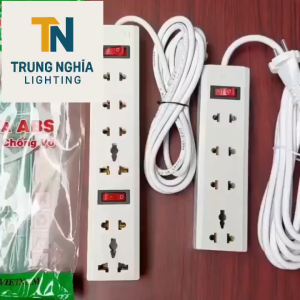 Ổ cắm điện dài Fanagold có công tắc TẢI 2500W dây dài 3 MÉT 5 MÉT