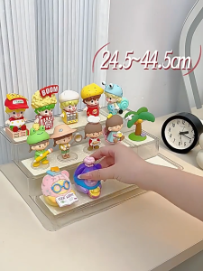 Multi-Layer Expansive Cosmetic Storage Box Elegant Staircase Desktop Perfume Display Stand Simplistic Design