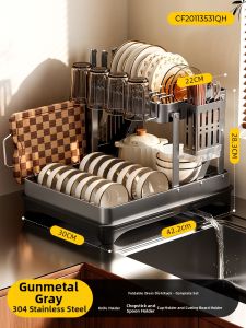 ERMO | Multifunctional Dish Drying Rack Stainless Steel 304